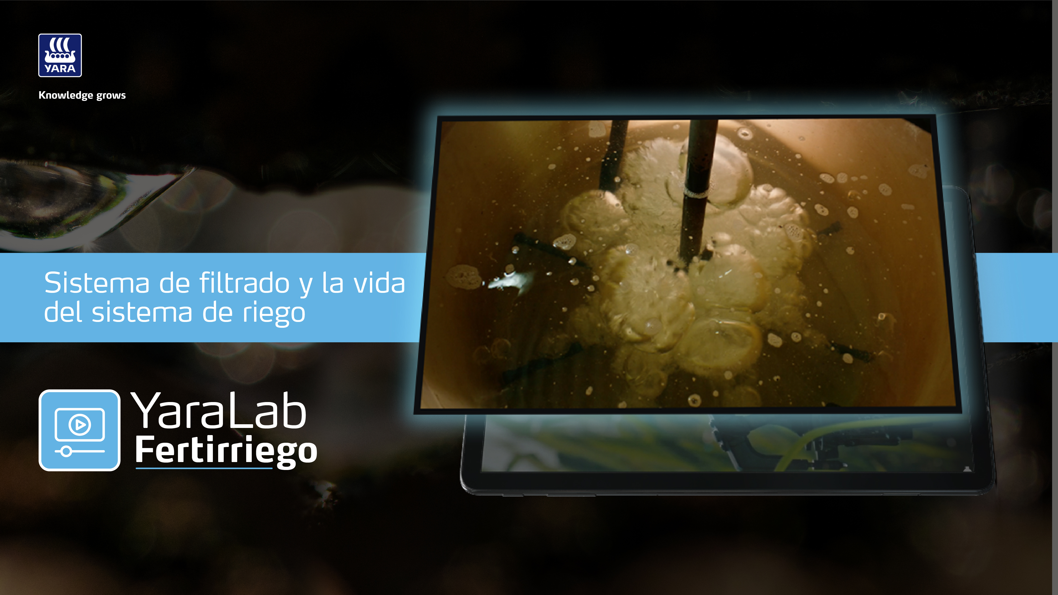 Sistema de filtrado y la vida del sistema de riego